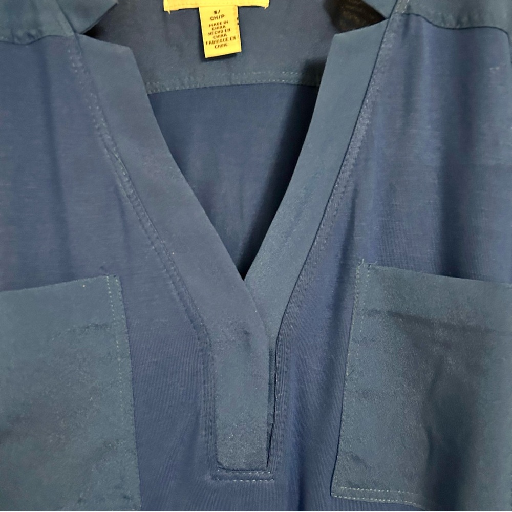 Calvin Klein Women's Royal Blue Blouse - Picture 4 of 4